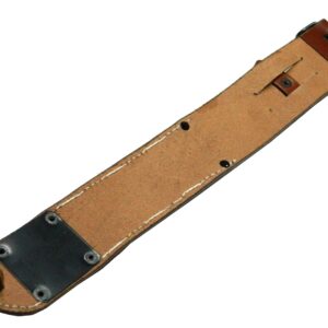 World War US M6 Leather Sheath for M3 Trench Knife Premium scabbard Drum Dyed Leather (Tan)