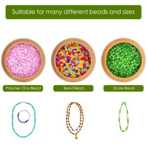 Xmada Electric Bead Spinner - Clay Bead Spinner with 2PC Beading Needles and Seed Beads, Waist Beads Kit, Bead Spinner for Jewelry Making, Electric | Speed Adjustment Bead Spinner Kit (Original)