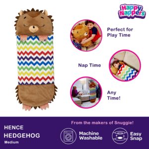 Happy Nappers: Pillow & Sleepy Sack: Medium - Hedgehog - 54 x 20, 2-in-1: Plush Animal Opens Into Sleeping Bag, Soft Play & Nap Character, Kids 3+