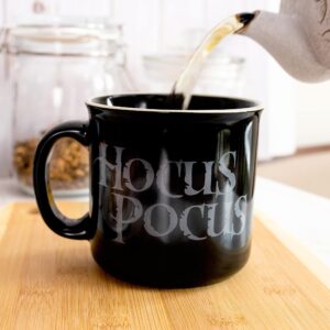 Disney Hocus Pocus Sanderson Museum Ceramic Camper Mug | BPA-Free Travel Coffee Cup For Espresso, Caffeine, Cocoa, Beverages | Home & Kitchen Essentials | Holds 20 Ounces