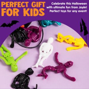 JOYIN 108 PCS Halloween Stretchy Skeletons, Halloween Sticky Hands Toys Bulk for Halloween Party Favors Decorations, Kids Student School Classroom Favors, Carnival Game Prizes, Goodie Bag Fillers