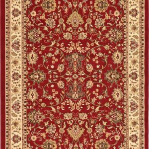 Rugs.com Yasmin Collection Rug – 6' x 9' Burgundy Medium Rug Perfect for Bedrooms, Dining Rooms, Living Rooms