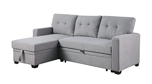 Devion Furniture DVV-5012 Sofabed, Light Gray