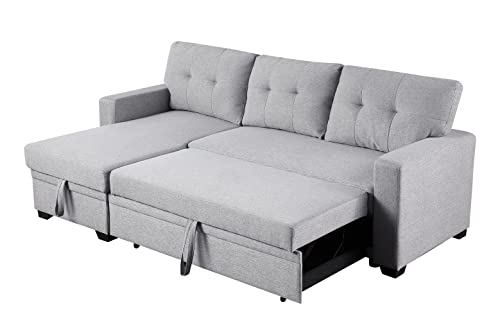 Devion Furniture DVV-5012 Sofabed, Light Gray