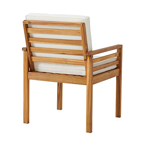 Alaterre Furniture Okemo Outdoor Dining Chairs, Natural