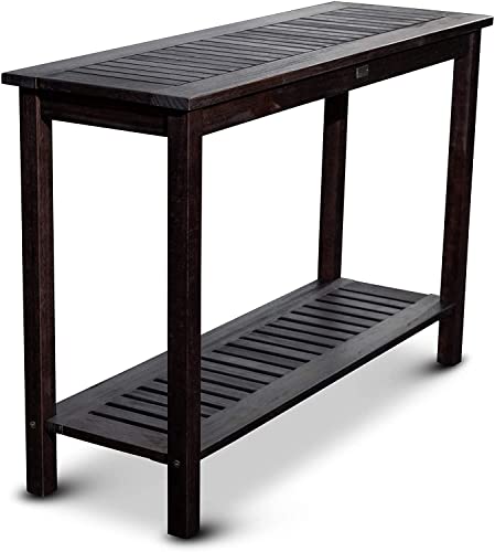 TisYourSeason Wood Console Table Outdoor Patio Furniture (Espresso)