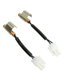 w10383615 refrigerator thermistor with clip fits for whirlpool refrigerator replaces wpw10383615vp 2118226 ps11753994 ap6020675 2pack