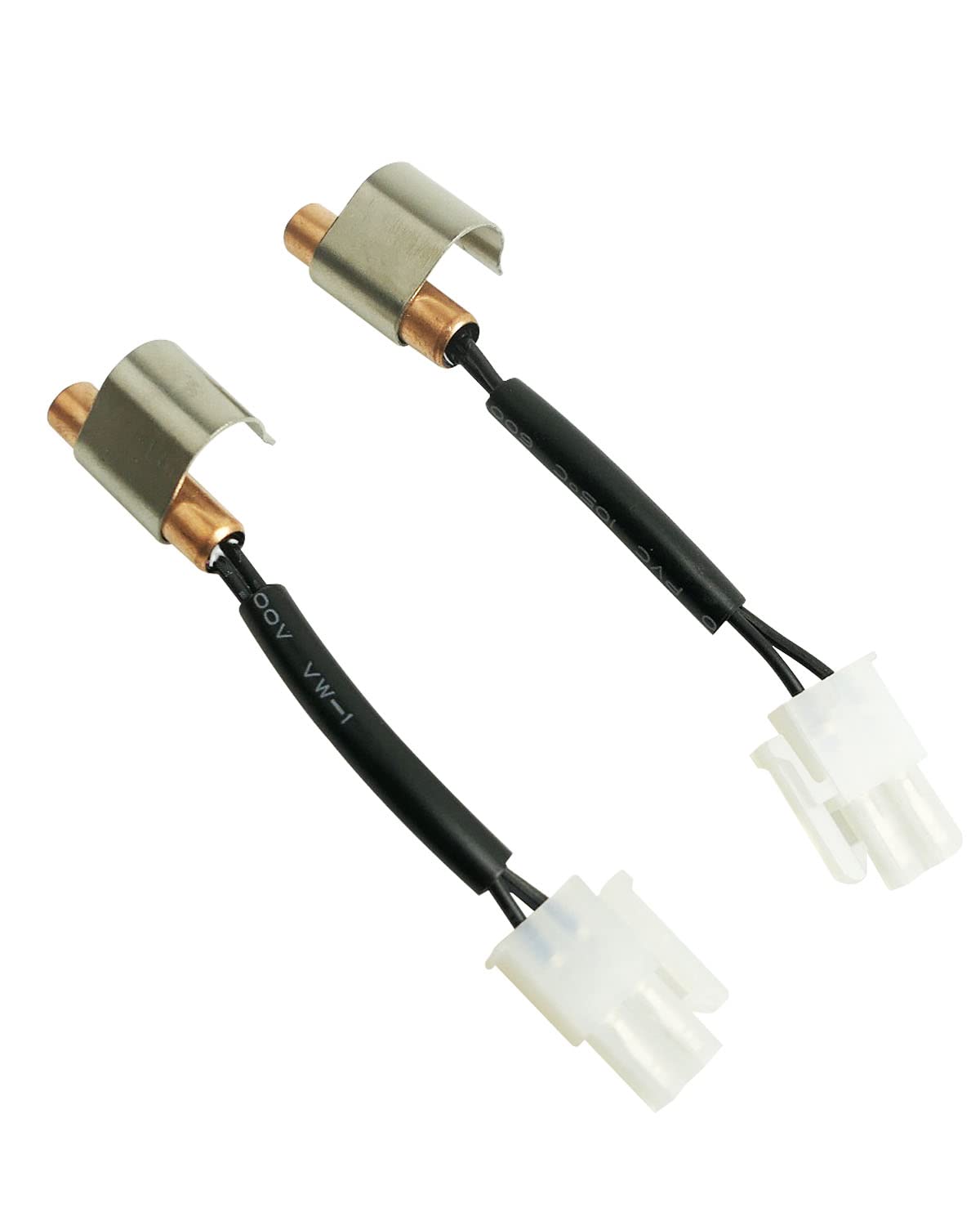 W10383615 Refrigerator Thermistor With Clip Fits for Whirlpool Refrigerator Replaces WPW10383615VP 2118226 PS11753994 AP6020675 2Pack