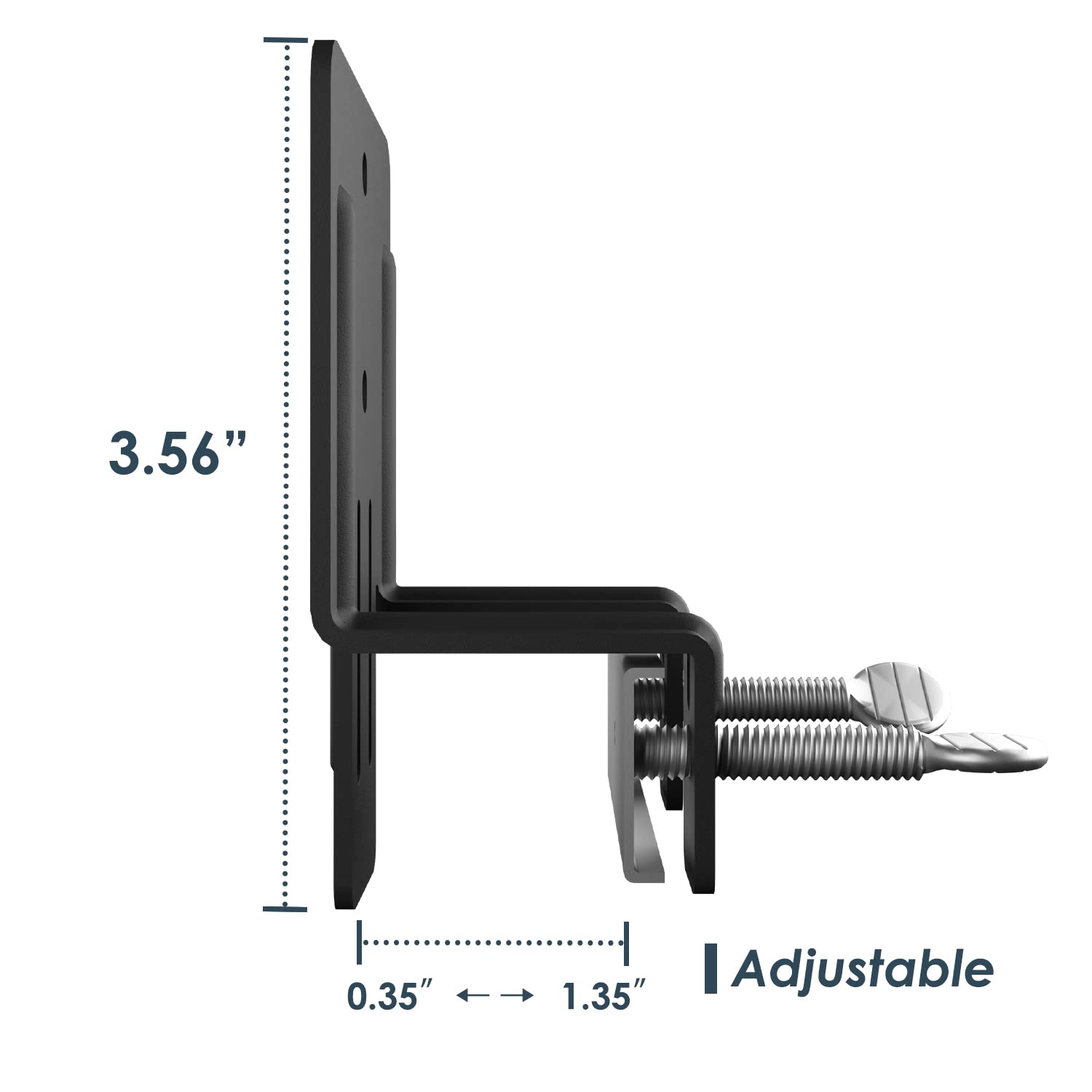 FSCHOS Non-Slip-Mattress-Gaskets for Bed Frame / Mattress-Holder-in-Place / Mattress-Retainer-Bar / Wide Applicability / Easy Install / 6 PCS, Black