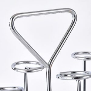 Kichvoe Dryer Mug Holder Stand Cup Drying Rack Stand, Metal Glass Mug Draining Tray Organizer Hanging Shelf Drinking Glass Drainer Stand for Kitchen Mug Mug Mug Holder