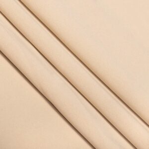 Scuba Double Knit Fabric 100% Polyester 58/60" inches Wide Sold by The Yard Many Colors (Beige)