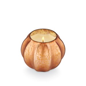 ILLUME Gilded Leaves Collection, Rustic Pumpkin, Mercury Pumpkin Candle