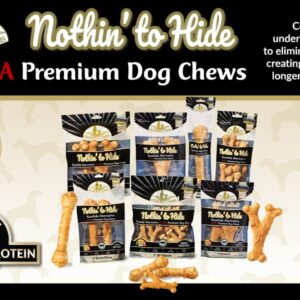 Fieldcrest Farms Nothing to Hide Natural Rawhide Alternative 3'' Wish Bones for Dogs - Digestible Rawhide Free Dog Chews Long Lasting - Bones for Small Dogs - Great for Dental Health 12 Bones