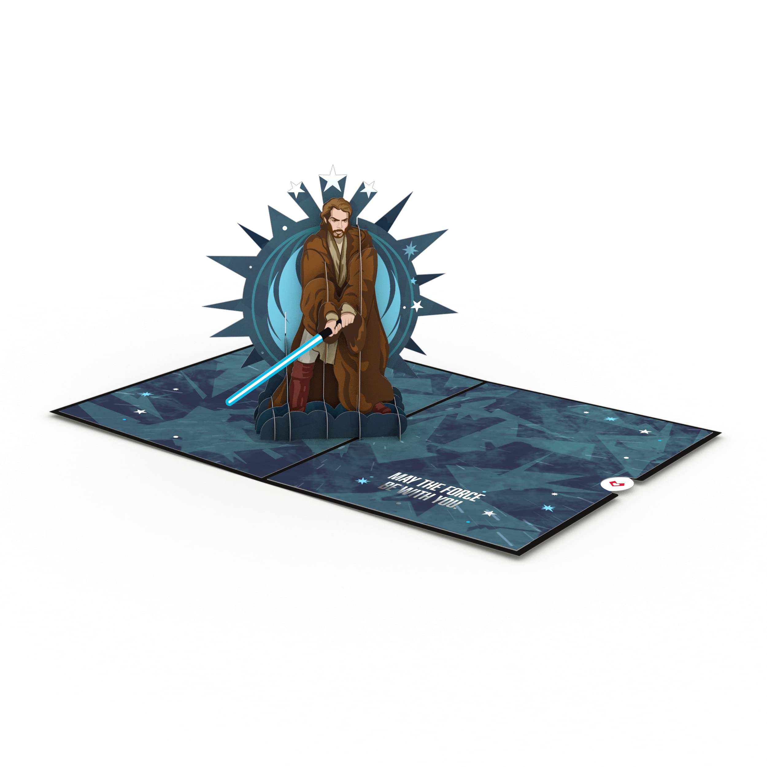 Lovepop Star Wars™ Obi-Wan Kenobi™ Birthday Pop-up – Birthday Card – Handcrafted 3D Pop-Up Greeting Card – Birthday Card, 5 x 7”