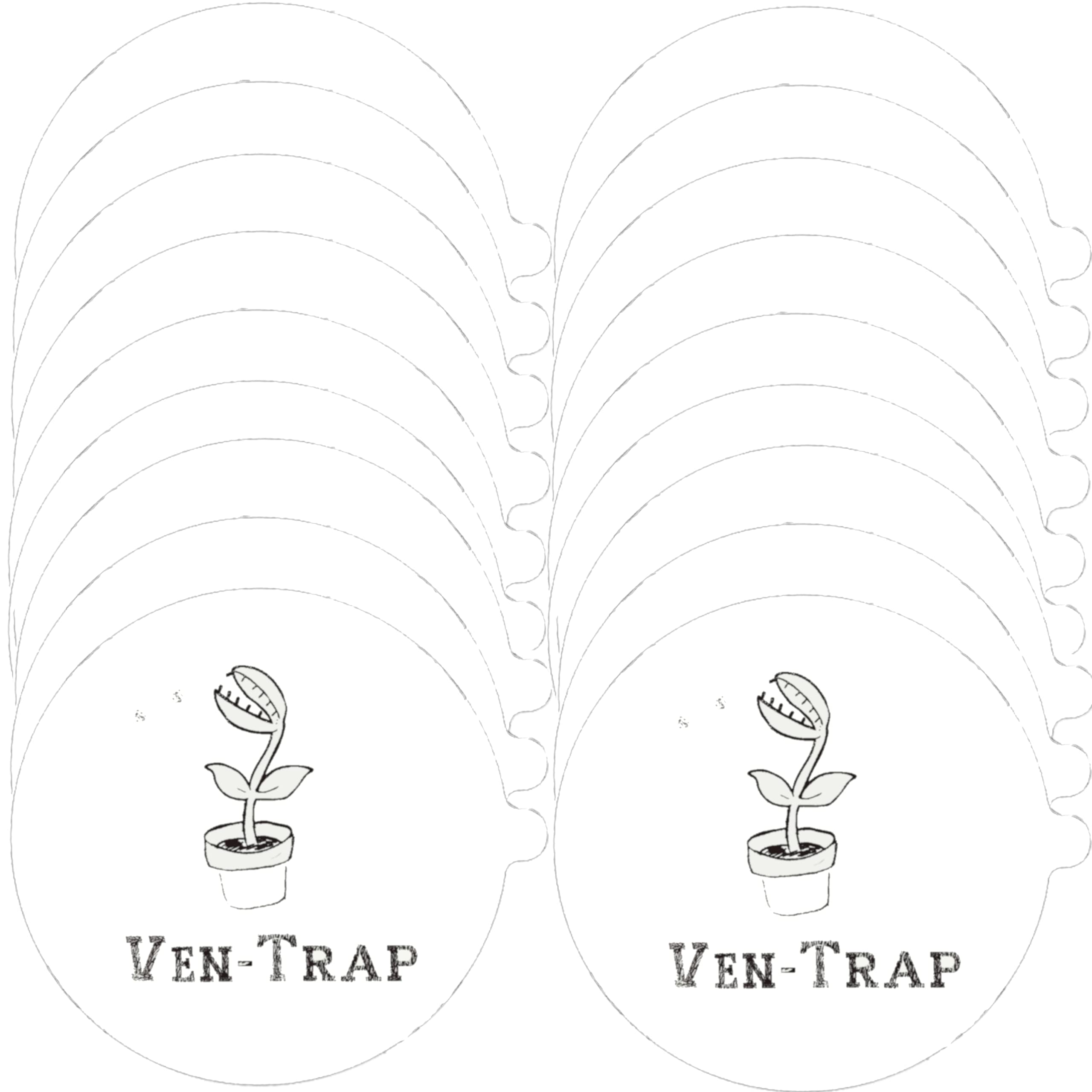 16 Pack -Flea Trap Refill Disc 7.1"– Fits Victor, bugMD, Aspect and Other Flea Dome Traps - Replacement Sticky Glue Pads – Bugs, Fleas, Flies, Mosquitos- Fleas Refill Pads