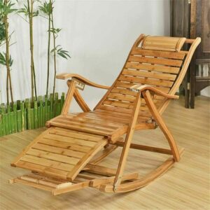 unknown1 bamboo rocking chairs sun lounger recliners outdoor brown classic wood reclining