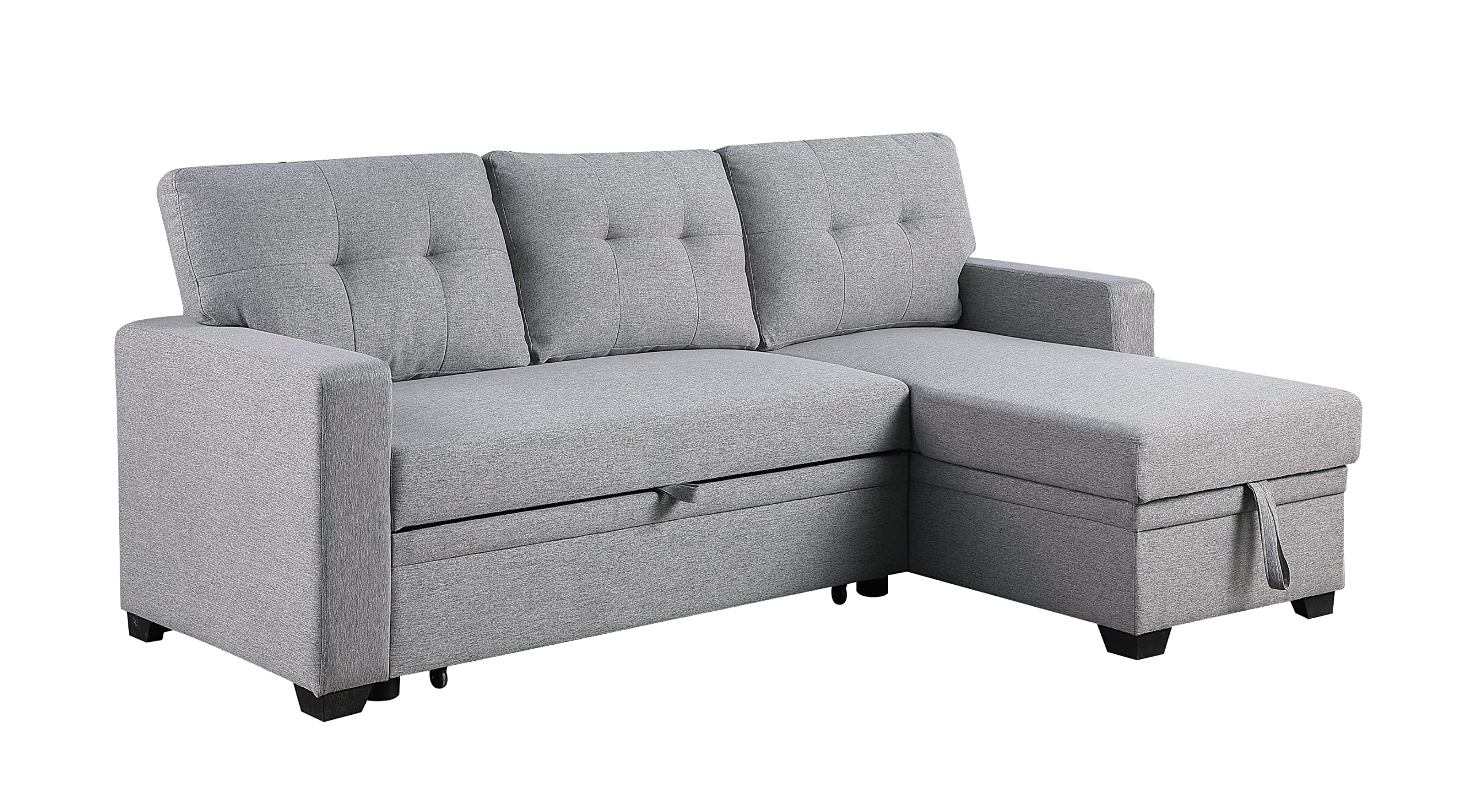 Devion Furniture DVV-5012 Sofabed, Light Gray