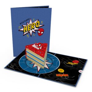 Lovepop Marvel’s Spider-Man Birthday Hero Birthday Card – Birthday Card – Handcrafted 3D Pop-Up Greeting Card – Birthday Card, 5 x 7”