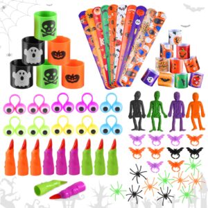 Aigybobo Halloween Party Favors Gifts for Kids, 240 Pcs Halloween Toys Bulk Goodie Bag Stuffers Fillers, Trick or Treat Gifts Exchange Halloween Party Game Prizes for School Classroom Carnival