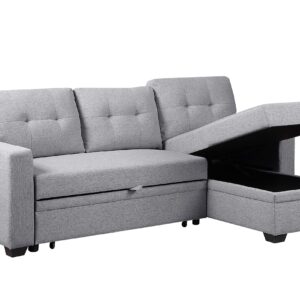 Devion Furniture DVV-5012 Sofabed, Light Gray