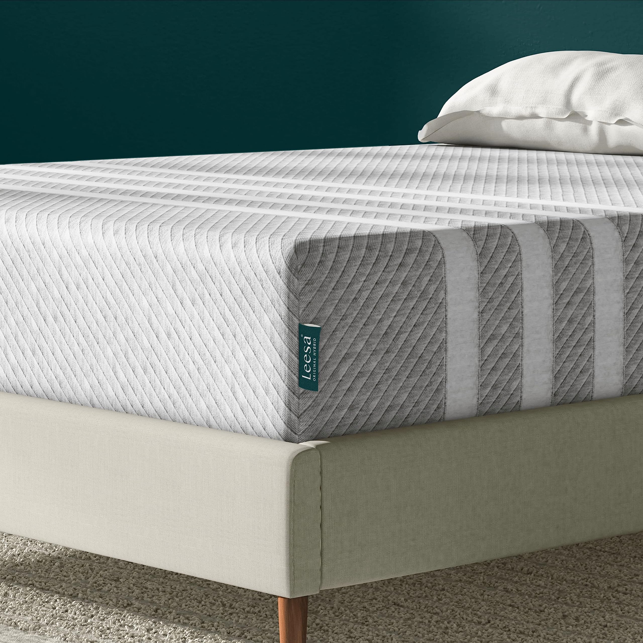 Leesa Original Hybrid 11" Mattress, California King, Premium Cooling Foam and Individually Wrapped Springs/CertiPUR-US Certified / 100-Night Trial