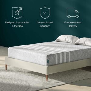 Leesa Original Hybrid 11" Mattress, California King, Premium Cooling Foam and Individually Wrapped Springs/CertiPUR-US Certified / 100-Night Trial