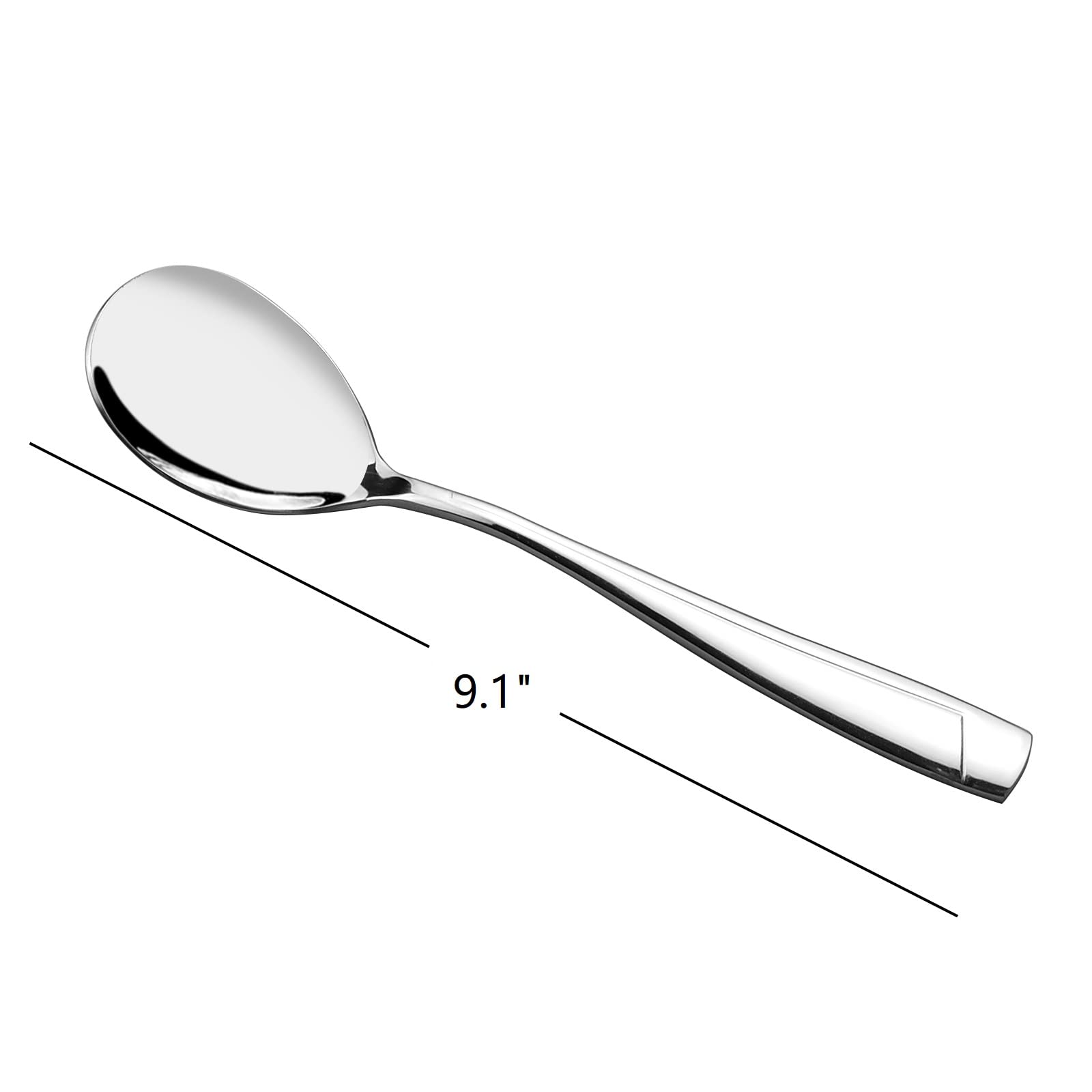 Xyskin 6-Piece Serving Spoon Set, Stainless Steel Large Tabletop Serving Spoon