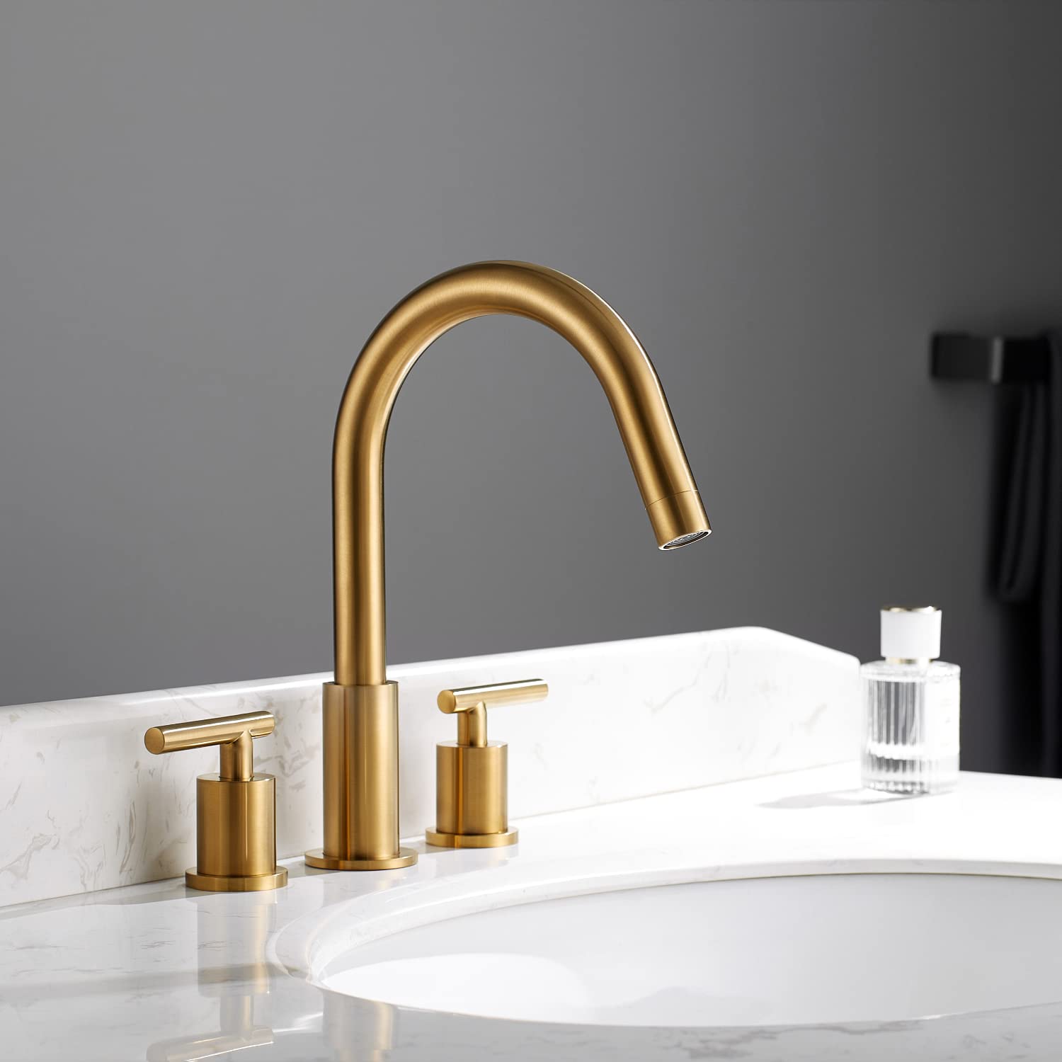 Vinnova 114123-BAF-BG Lodosa Bathroom Faucet, Brushed Gold