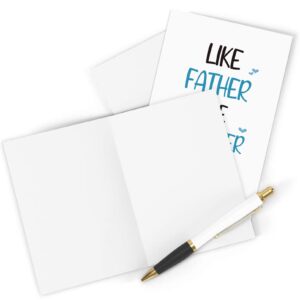 RollupJoy Like Father Like Daughter Card, Funny Father’s Day Card from Daughter, Humor Birthday Card for Dad Him