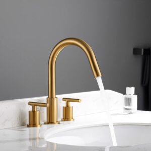 Vinnova 114123-BAF-BG Lodosa Bathroom Faucet, Brushed Gold