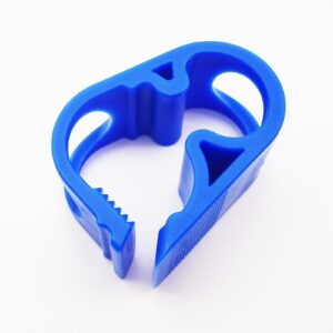 10PCS Blue Plastic Pinch Clamps 6-12mm/1/4''-1/2'' Adjustable Siphon Hose Flow Control Clip Valve Shut off Tube Clamps Laboratory Chemical Industry Tubing Clips