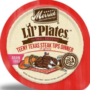 Lil' Plates Grain-Free Small Breed Wet Dog Food 8 Pack, 3.5 Oz Each, Includes: Texas Steak, Lamb Chop, Pot Pie, Surfin Turfin - Plus Fun Paw Notepad and Sticker (10 Items Total)