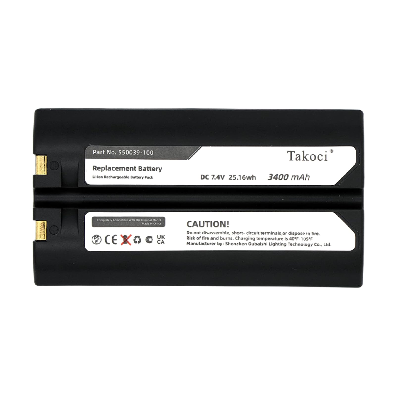 TAKOCI Replacement Battery for Intermec/Oneil PW40 PB4 PB20A MF4 6804 600 680 681 6808 782T Barcode Scanner,fits Part Number Intermec/Oneil 550039-100 ON41L1-D/G 320-082-021 320-081-021 320-082-122