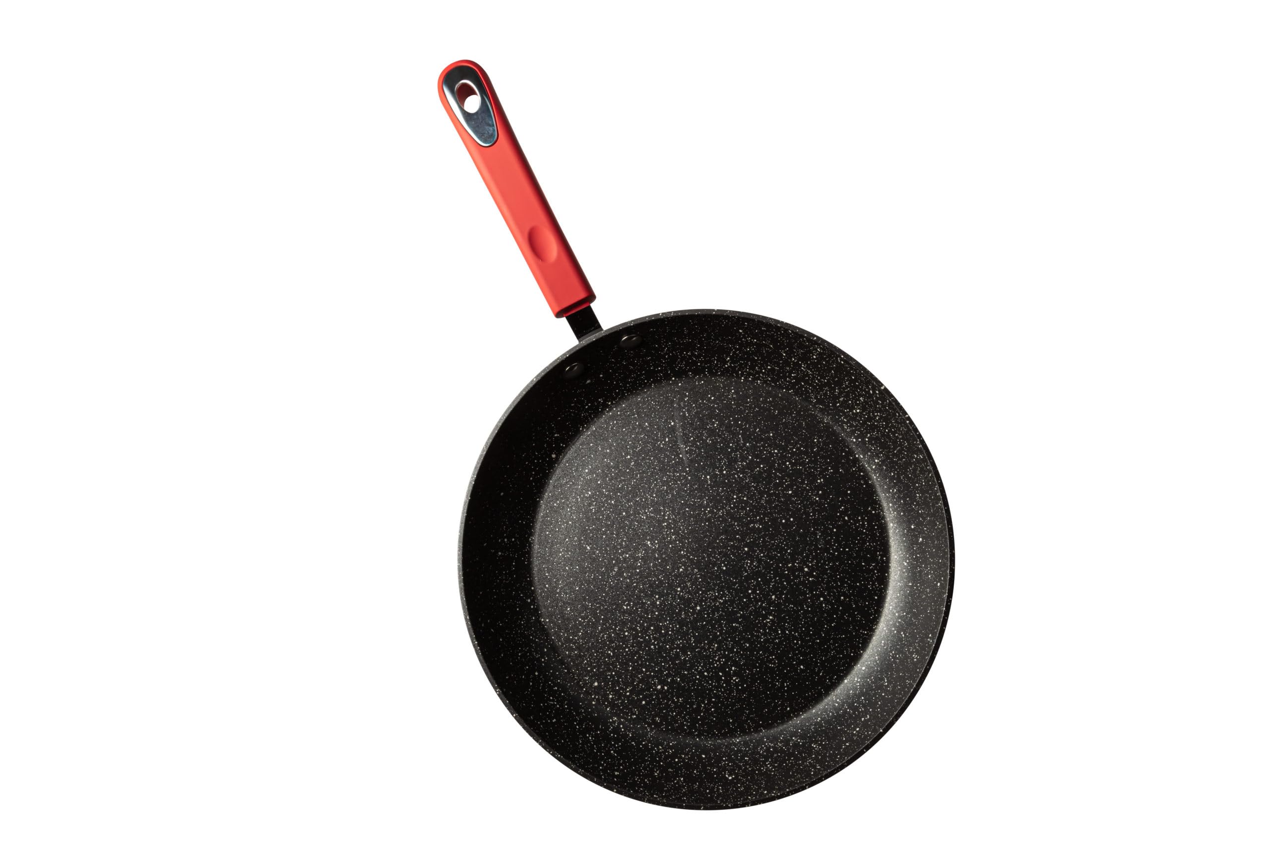 Millvado Nonstick Frying Pan, 11" Skillet With Healthier Granite Non Stick Coating, Omelet Egg Pan, Cooking Pan, Silicone Easy Grip Handle, Compatible with Electric, Gas, Induction Frying Pans