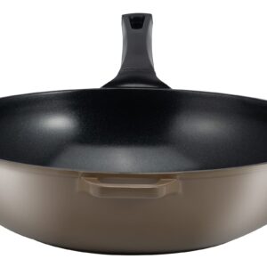 Ozeri Green Ceramic Wok, with Smooth Ceramic Non-Stick Coating (100% PTFE and PFAS Free)