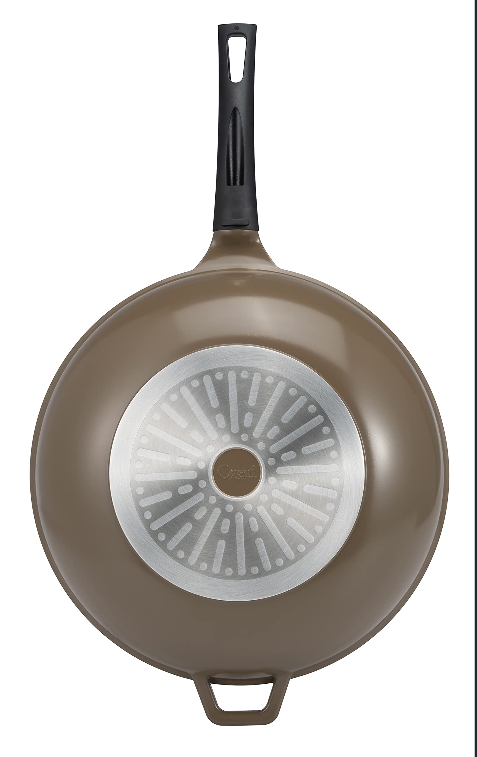 Ozeri Green Ceramic Wok, with Smooth Ceramic Non-Stick Coating (100% PTFE and PFAS Free)