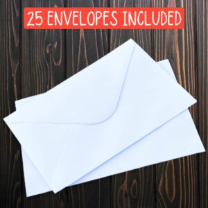 25 Gray & Blue Flower Invitations With Envelopes, Fill In Style You're Invited, Elegant Gray, Birthdays, Baby & Bridal Showers. Thick & Non Coated Cardstock For Use With Any Pen.