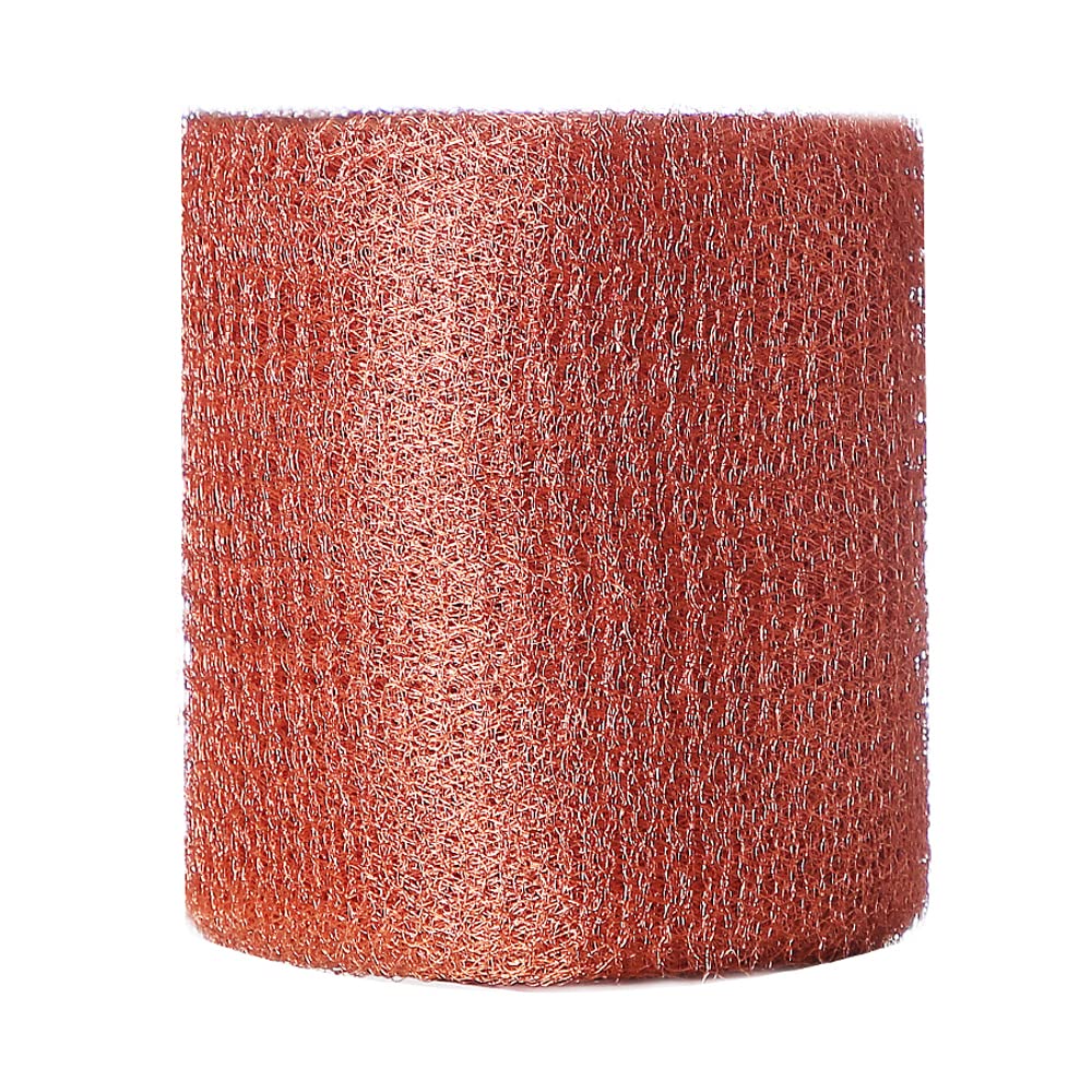 Copper Mesh - 5" x 100 Feet, Ideal for Distilling, Double Layer Copper Mesh Fill Fabric DIY Kit, Perfect Hole Filler, Pure 100% Copper Roll