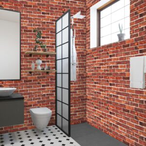 Brick Wallpaper Peel and Stick Red Brick Wallpaper for Bedroom 17.7" X 118" Faux Brick Pattern Wallpaper for Fireplace Kitchen Accent Wall Home Decoration Party Brick Wrapping Paper Backdrop