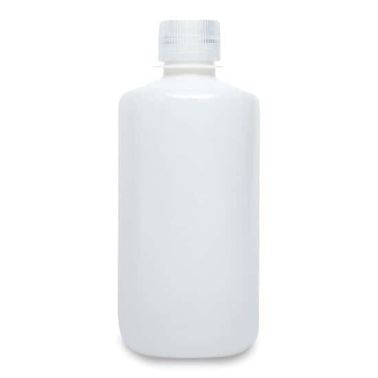 Cole-Parmer Essentials Economy Narrow-Mouth Plastic Bottle, HDPE, 1000mL (32oz); 24/PK