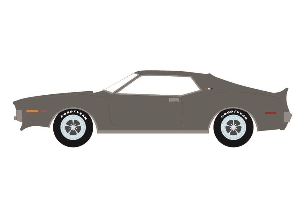 ModelToyCars 1971 AMC Javelin AMX, Charcoal Gray Metallic - Greenlight 13310A/48-1/64 Scale Diecast Car