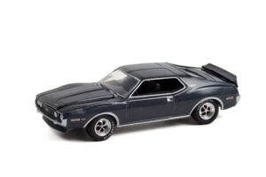 modeltoycars 1971 amc javelin amx, charcoal gray metallic - greenlight 13310a/48-1/64 scale diecast car