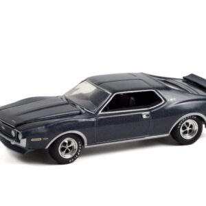 ModelToyCars 1971 AMC Javelin AMX, Charcoal Gray Metallic - Greenlight 13310A/48-1/64 Scale Diecast Car