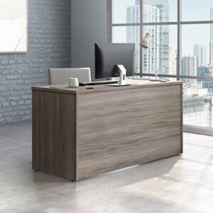 OfficeWorks by Sauder Affirm 60 X 24 Desk Shell/cred/Return, Hudson Elm Finish