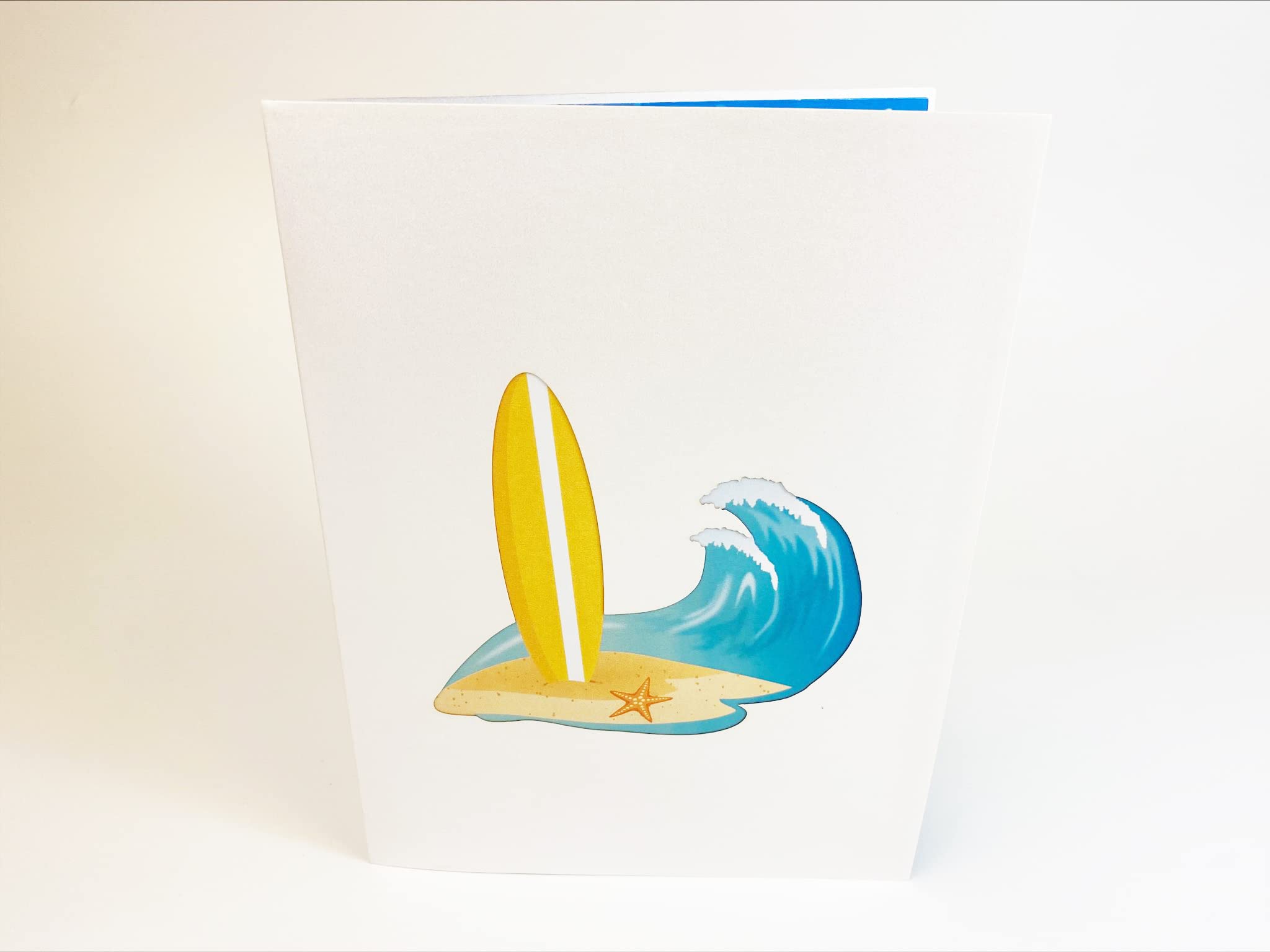 POP CARD EXPRESS Surfer Pop Up Birthday Card - Surfing, Ocean, Happy Birthday, Just Because, Special Days, Retirement, Graduation, Friendship,Anniversary Card, Unique Gifts For Men, Women