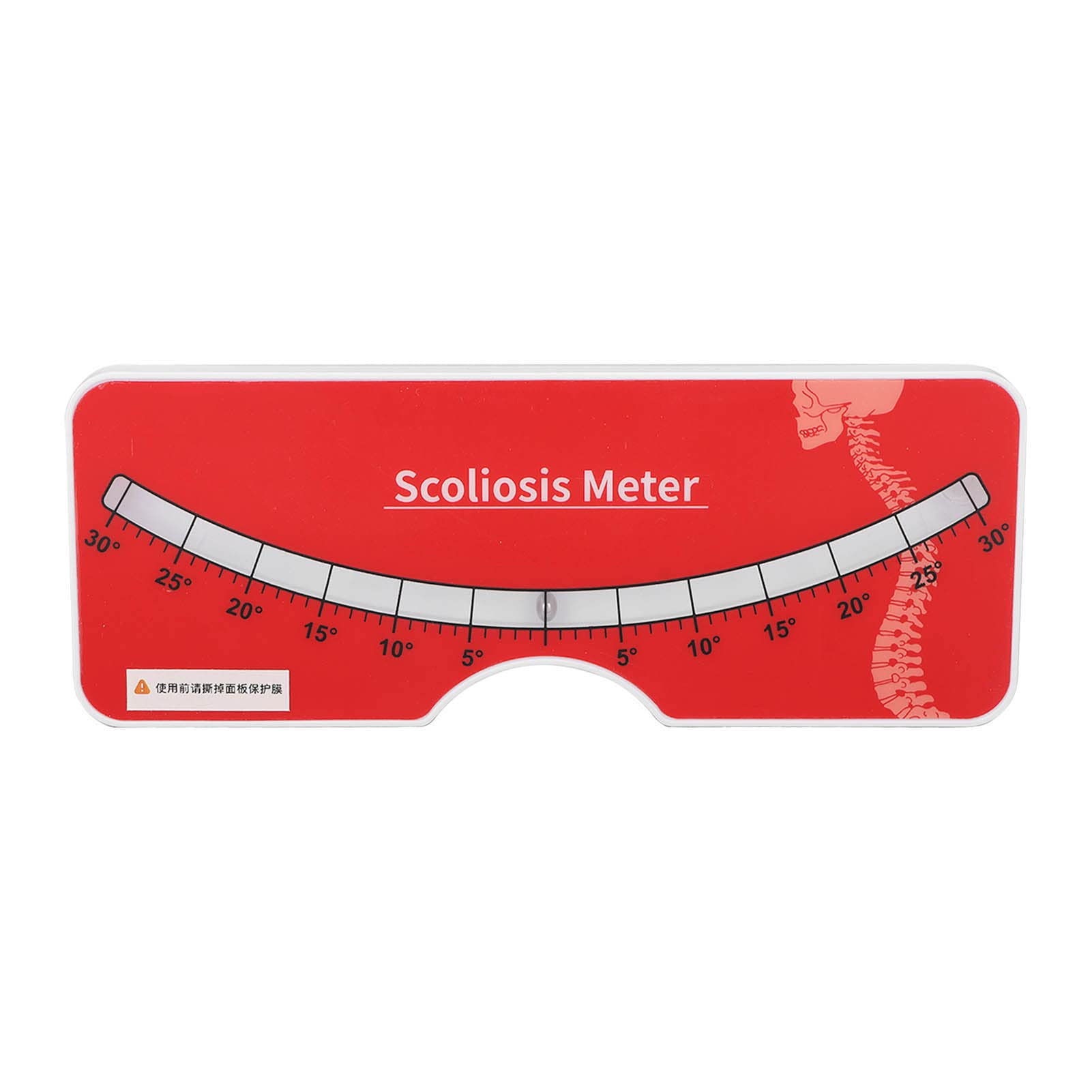 Scoliosis Testing Meter,Scoliosis Testing Meter, 0‑30° Testing Range Accurate Data Back Spine Diagnosis Meter Scoliosis Measuring Tool