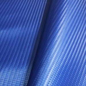 Carbon Fiber Marine Vinyl Fabric - 10 Colors - Sold by The Yard Waterproof PVC Upholstery Commercial Outdoor (Royal)