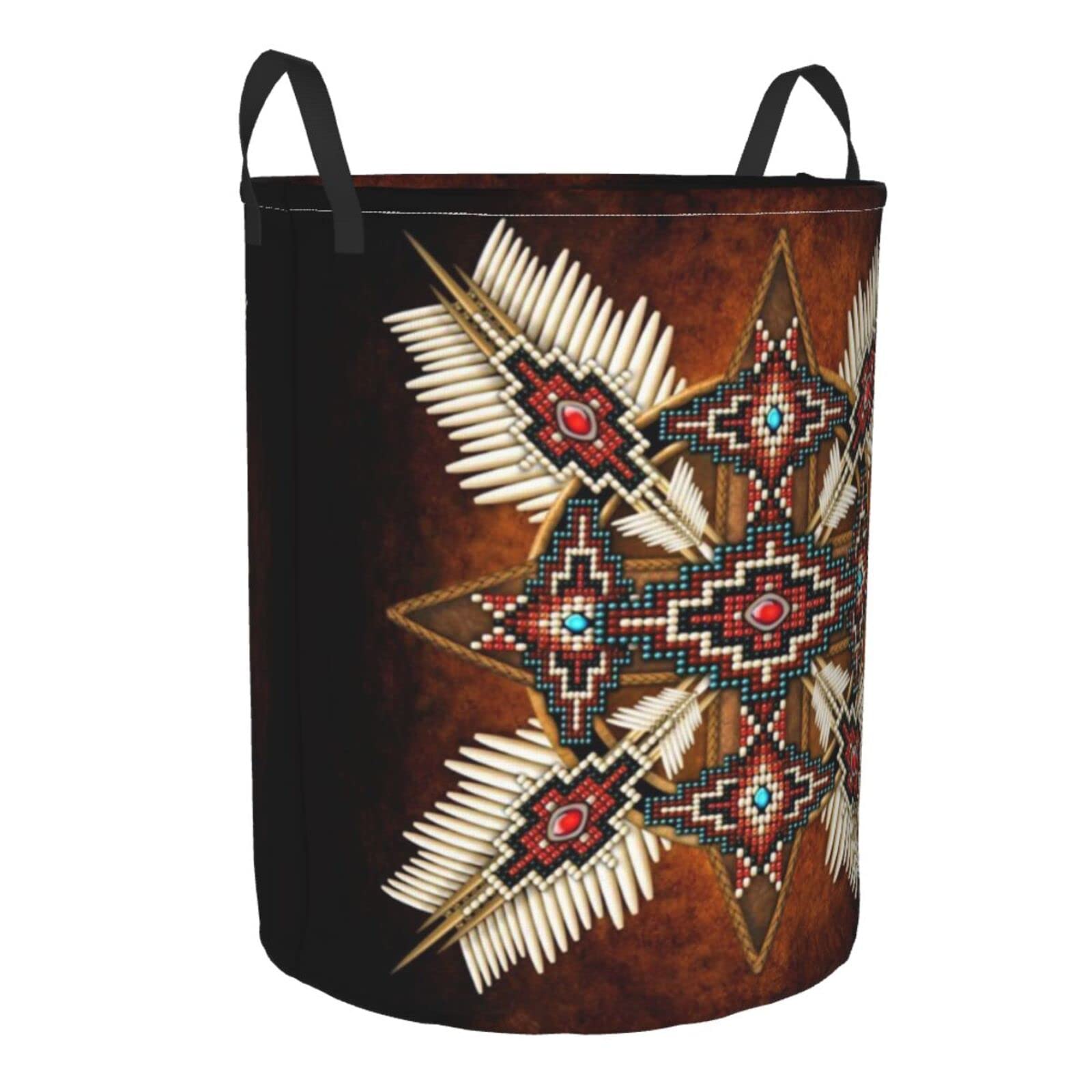 Native American Laundry Hamper Native Laundry Baskets Large Clothes Hampers Dirty Clothes Storage Hamper Bag