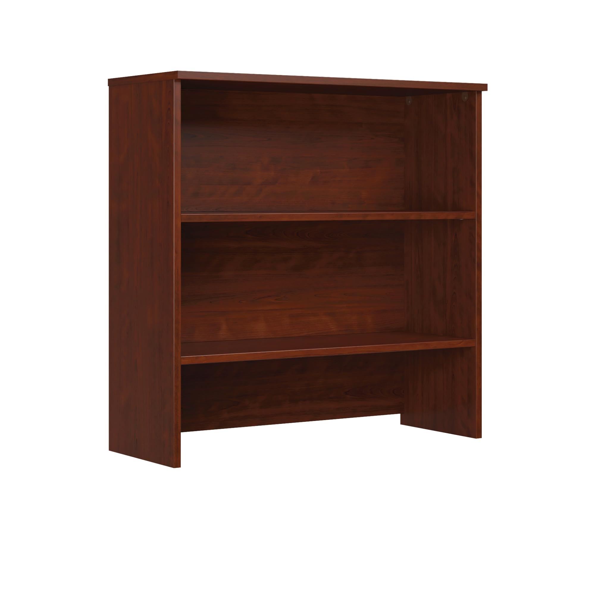 Sauder Office Works Affirm 36" X 36" Bookcase Hutch, Classic Cherry Finish