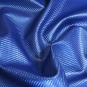 Carbon Fiber Marine Vinyl Fabric - 10 Colors - Sold by The Yard Waterproof PVC Upholstery Commercial Outdoor (Royal)